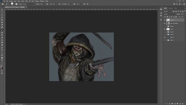 Mortal Kombat - Scorpion Time Lapse смотреть онлайн
