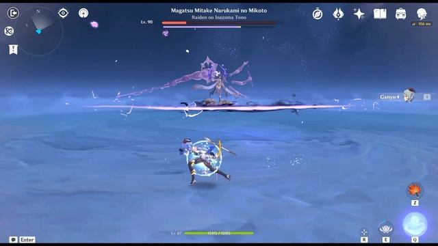 Genshin Impact: Raiden Boss Fight - Solo Ganyu [No Food, No Damage*] смотреть онлайн