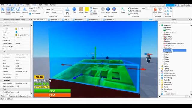 Как сделать аквариум в Роблокс Студио