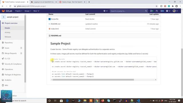 How To Deploy An Application into Openshift Using Container Registry? (From Private Gitlab Registry смотреть онлайн