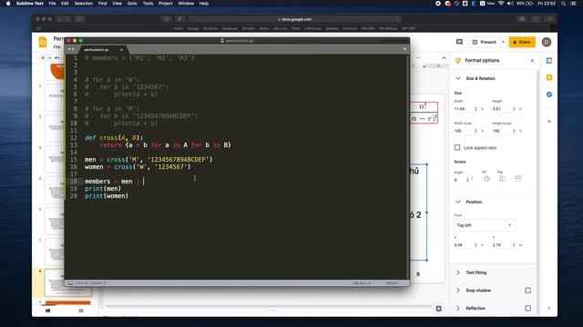 Python - Permutation (Chỉnh hợp) смотреть онлайн