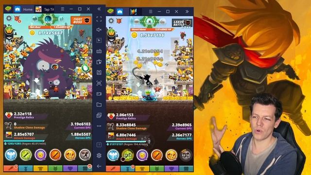 DELETING MY ACCOUNT | TAP TITANS 2 | EPISODE 72 | STAGES 103621 - 105396 смотреть онлайн