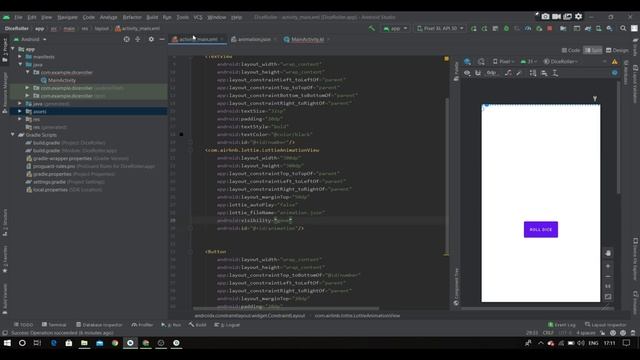 Dice Roller App With Animation | Android Small Projects | Part2 смотреть онлайн