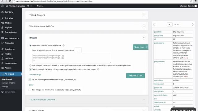 Importar productos a WooCommerce смотреть онлайн