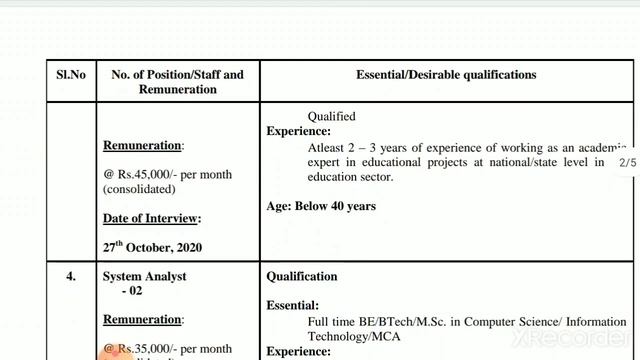 ncert new recruitment 2020||+2, +3, PG, BEd, MEd students can apply||No examination|| смотреть онлайн