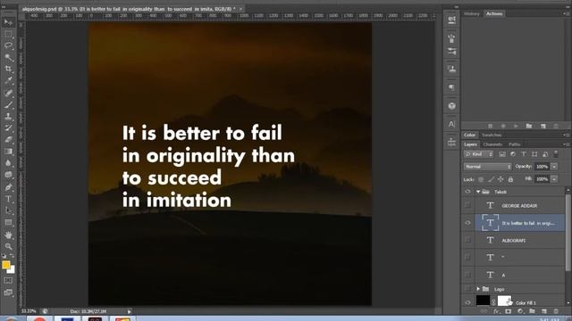 HOW TO CREATE GOOD LOOKING QUOTES USING PHOTOSHOP CS6 (2018) смотреть онлайн