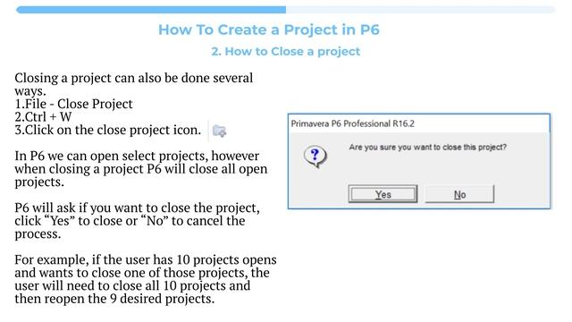 Efficient Project Management: Opening, Closing, and Creating Projects in P6 смотреть онлайн