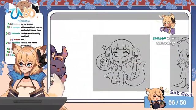 【Timelapse】Hololive EN chibi art смотреть онлайн