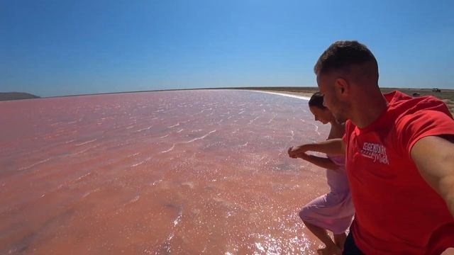 Кояшское озеро в Крыму Как добраться до розового озера смотреть онлайн