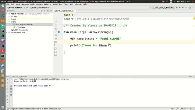 13 - Use Print and Println in Kotlin استخدام جملة الطباعة смотреть онлайн