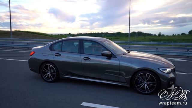 BMW 3 - Titanium Super Chrome Hexis. смотреть онлайн