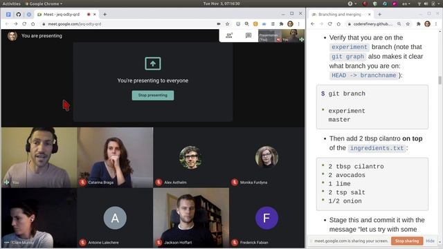 git branch (part 2): merge, delete смотреть онлайн