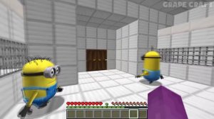 WHAT'S INSIDE SQUID GAME DOLL in MINECRAFT !  Minion vs Red Light - Gameplay Movie traps