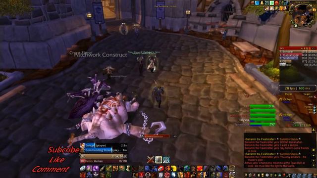 Warrior Protection tank 3.3.5 - The Culling of Stratholme, Warmane - Frostmourne смотреть онлайн