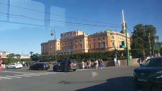 Трамвай, маршрут №3 ЛМ-99АВ б.3304 (14.08.2022) Санкт-Петербург