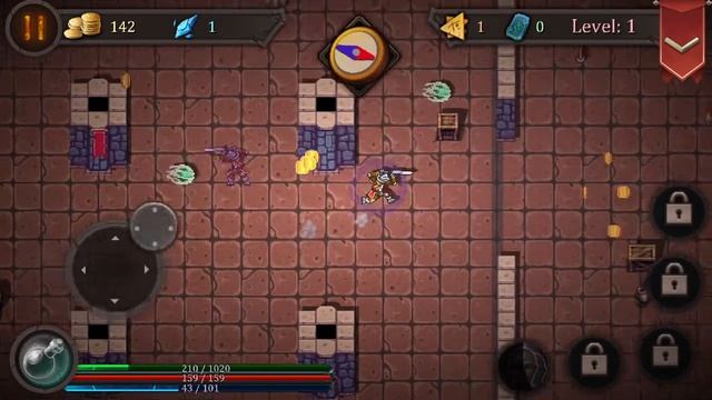 Best RPG ROGUELIKE GAME MOBILE Rogue Depths Android Gameplay смотреть онлайн