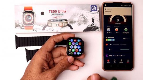 How to Update T800 Ultra Smart Watch Time from Phone