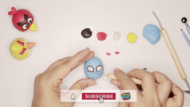 how to make Angry bird Blue with clay for Kids смотреть онлайн