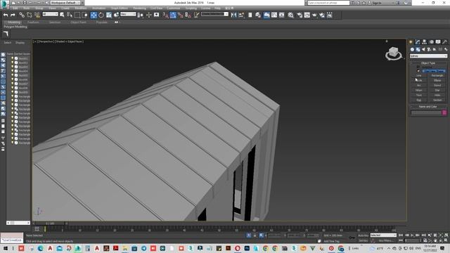 3dsmax Modeling Container Barnhouse ARCHVIZ
