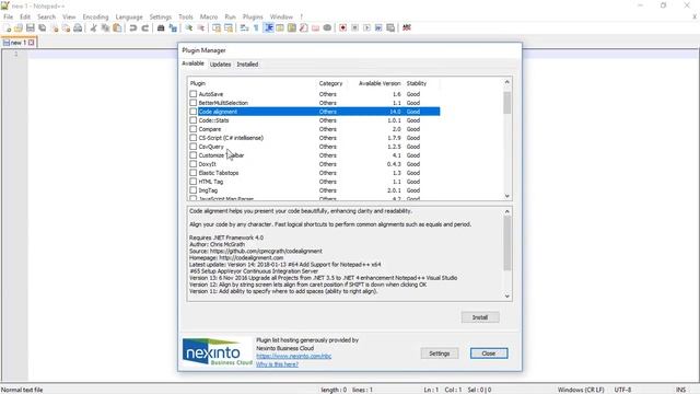 Notepad++ Plugin Manager and NppFTP Install смотреть онлайн