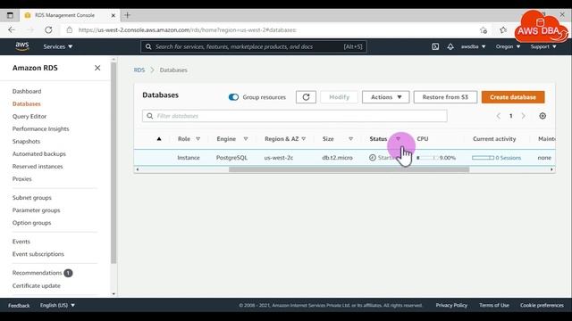 09 Starting an Amazon RDS DB instance that was previously stopped смотреть онлайн