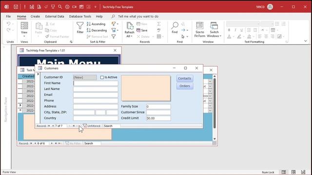 Microsoft Access Task Management Database. Design and Build Your Own! To Do List. Link to Customers смотреть онлайн
