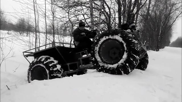 БОЛОТОХОД - ПЕРЕЛОМКА РАБОТА ПОЛНОГО ПРИВОДА. смотреть онлайн