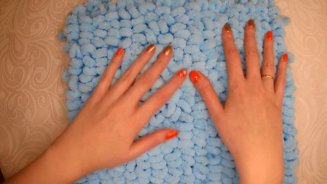 МК Подушка из Alize Puffy узором "Барашек" смотреть онлайн