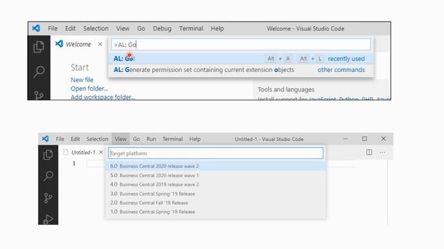 Getting started with Dynamics 365 Business Central AL programming | Download AL symbols | Solution смотреть онлайн