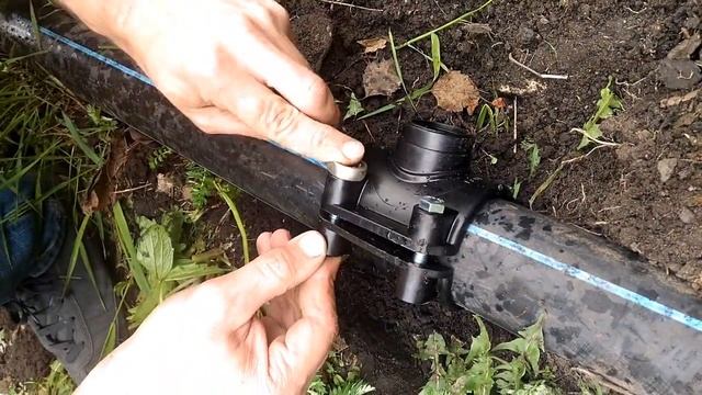 Как сделать врезку в трубопровод смотреть онлайн