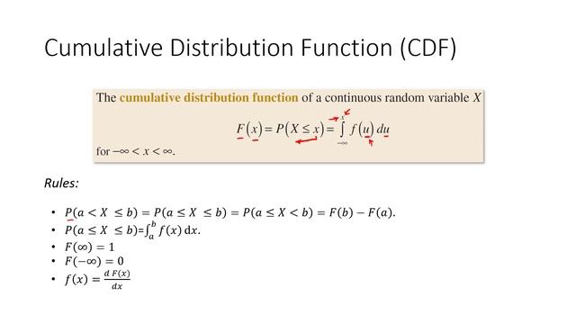 13- Cumulative Distribution Function of a Continuous R.V. ... دالة التوزيع التراكمي смотреть онлайн