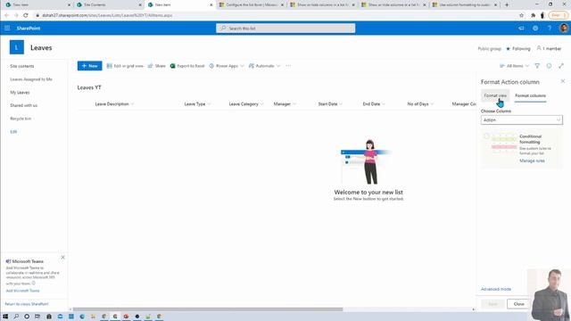 Customize SharePoint List Form using JSON Formatting смотреть онлайн
