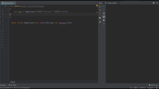 Kotlin Tutorial - 31 - Data Class toString() function смотреть онлайн