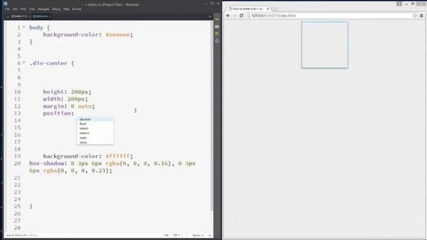 How to Center div Horizontally and Vertically