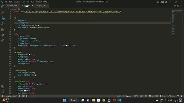 double range html css and javascript смотреть онлайн