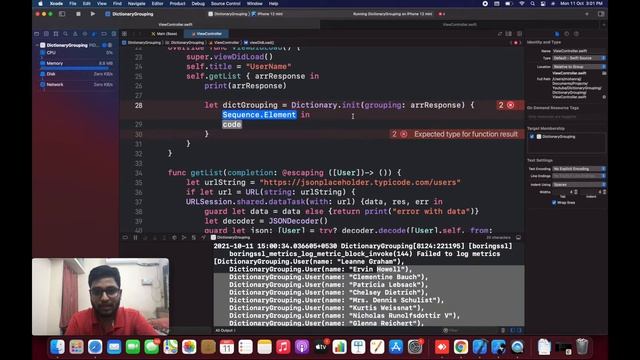 Grouping Dictionary in Swift | init(grouping:by:) смотреть онлайн