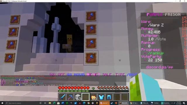 How To Rename Items (Animated Symbols / Symbols/ Custom Colors) Purple Prison Minecraft Server смотреть онлайн