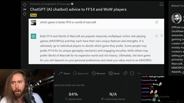 FFXIV vs WoW? Asking an AI which MMO is better смотреть онлайн