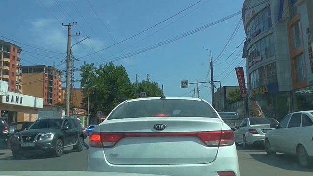 Поездка по улицам города. Махачкала. смотреть онлайн
