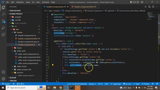 Angular project in Hindi #12 Logout and Routing| Angular E-commerce Project смотреть онлайн