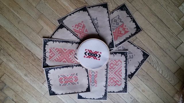 Научиться обрядовой вышивке. Схемы знака Домовой смотреть онлайн