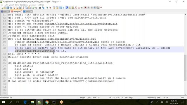 Jenkins Git Integration смотреть онлайн