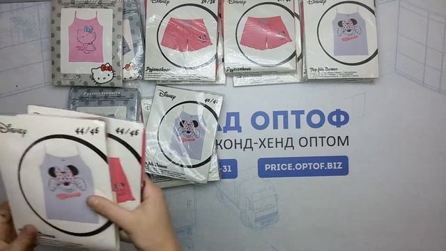 7304 Пижамы женские Hello Kitty, Minnie сток 4 пак 16шт смотреть онлайн