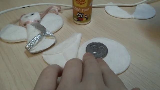 Как сделать ангела из ватных дисков? смотреть онлайн