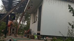 Строительство навеса за 6 минут полная версия!