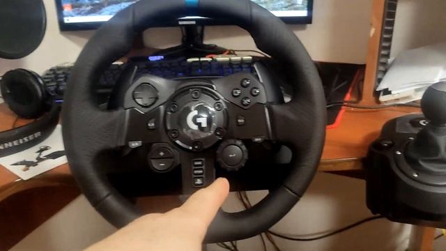 Дообзор руля Logitech G923 смотреть онлайн