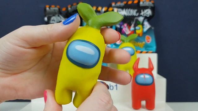 AMONG US SQUISHME! Squishy CrewMate and Mini Figures Squish Me Blind bags Gamer Collectibles смотреть онлайн