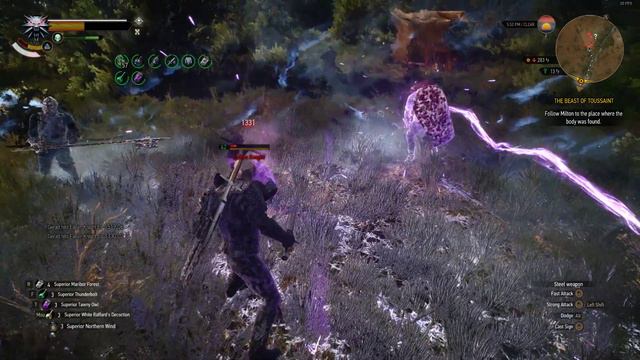 Flaming Rose Knights (spellsword gameplay) The Witcher 3 Next Gen смотреть онлайн