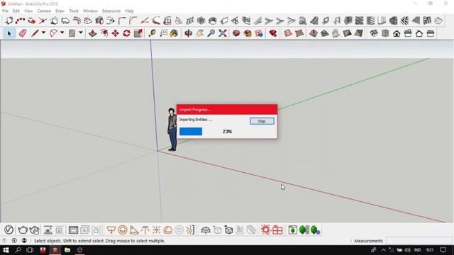 IMPORT FILE AUTOCAD KE SKETCHUP смотреть онлайн