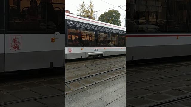 Трамвай 71-931м "Витязь-М" с маршрутом 4 Станция метро "Бульвар Рокоссовского" - Курский вокзал. смотреть онлайн